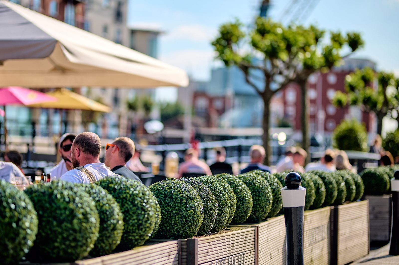 Summertime at Gunwharf Quays, Portsmouth